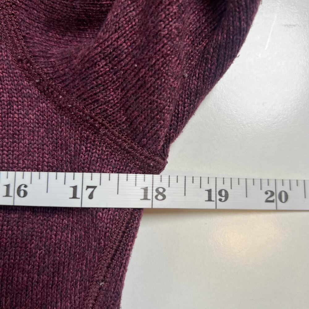 Patagonia Women's Better Sweater 1/4 Zip Burgundy Activewear Pullover Top Size S - Picture 12 of 16